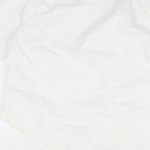 H&M Mens White    Button-Up Size M