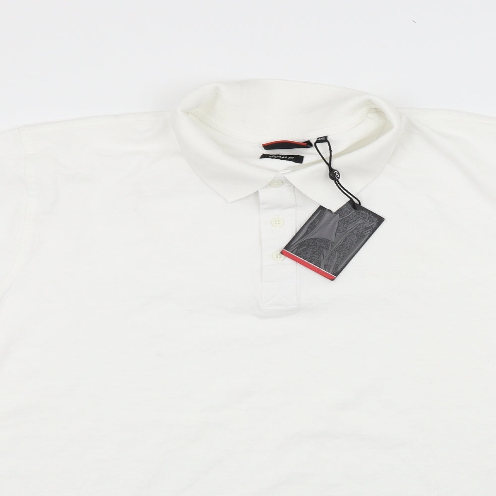 Pierre Cardin` Mens White    Polo Size 4XL
