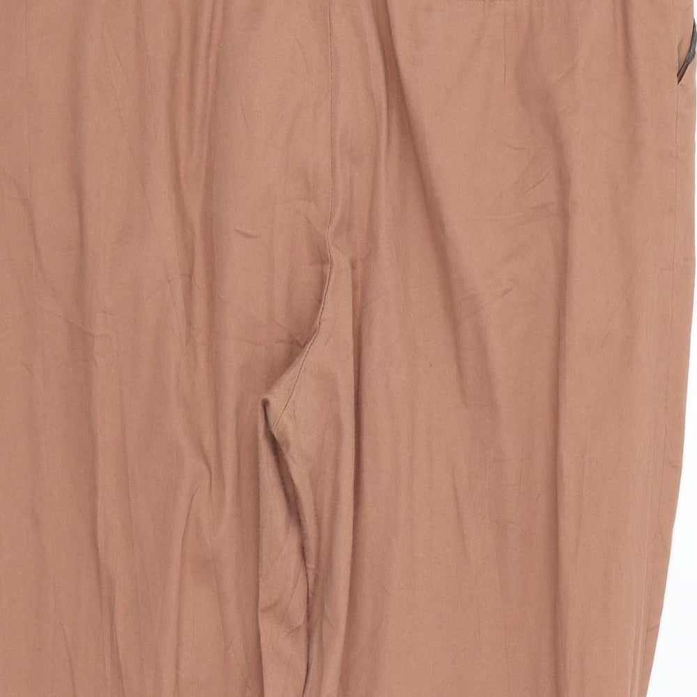 Atmosphere Womens Beige   Trousers  Size 18 L27 in - BELTED