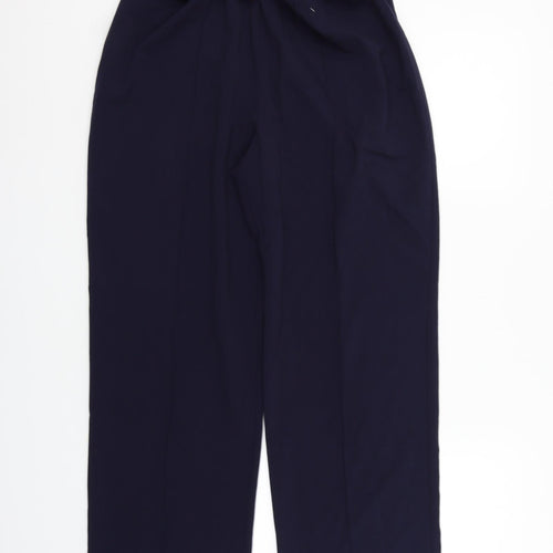 EWM Womens Black   Trousers  Size 16 L30 in - Elastic Waist Band