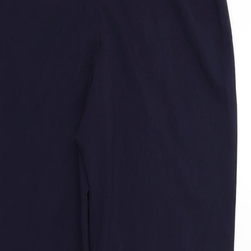 EWM Womens Black   Trousers  Size 16 L30 in - Elastic Waist Band