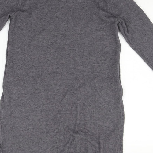 Primark Womens Grey   Jumper Dress  Size 2XS