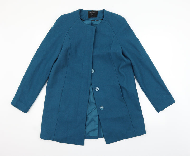 Dorothy Perkins Womens Blue   Jacket Coat Size 10