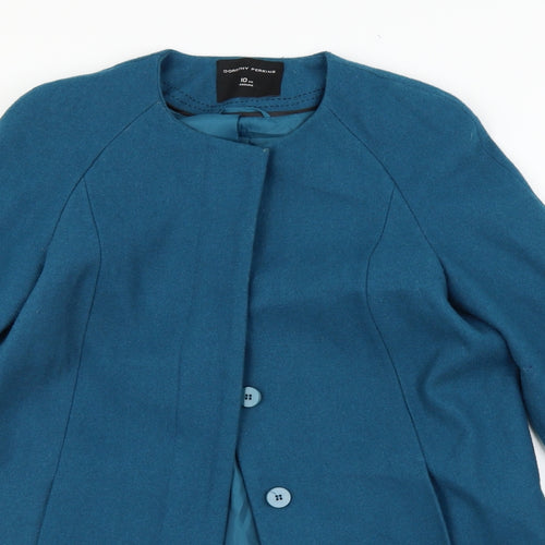 Dorothy Perkins Womens Blue   Jacket Coat Size 10