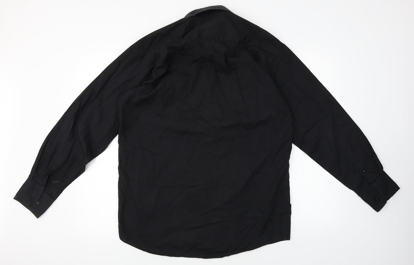 Cedar Wood State  Mens Black    Dress Shirt Size 16