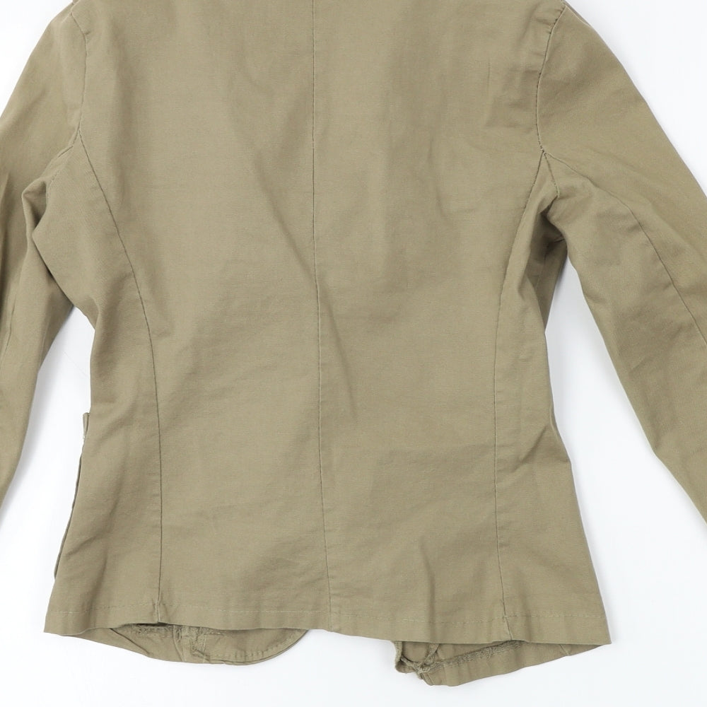 Preworn  Womens Green   Jacket Coat Size M