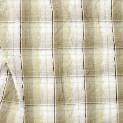 BHS  Mens Brown Check   Button-Up Size XL