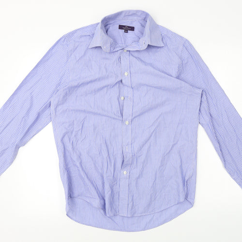 Tailor & Cutter  Mens Blue    Button-Up Size 15