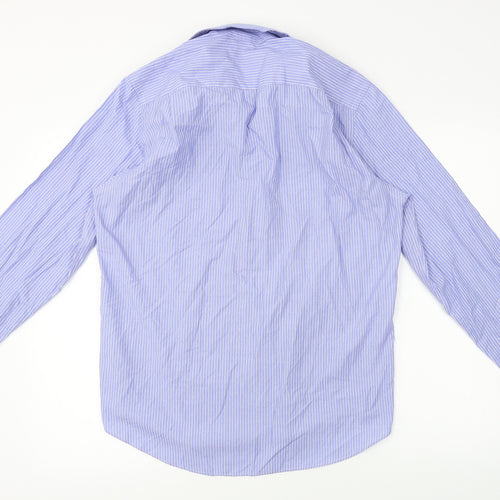 Tailor & Cutter  Mens Blue    Button-Up Size 15