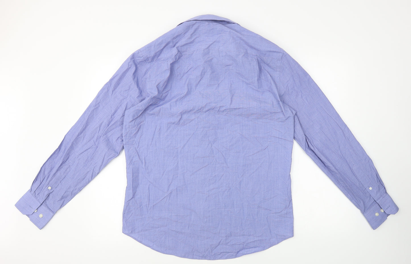 Taylor & Cutter   Mens Blue    Dress Shirt Size 15