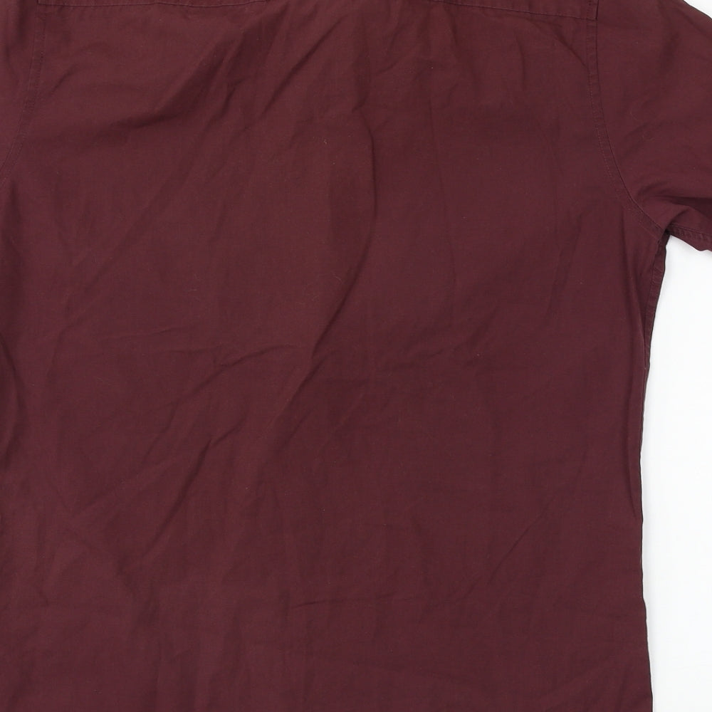 Topman  Mens Brown    Dress Shirt Size M