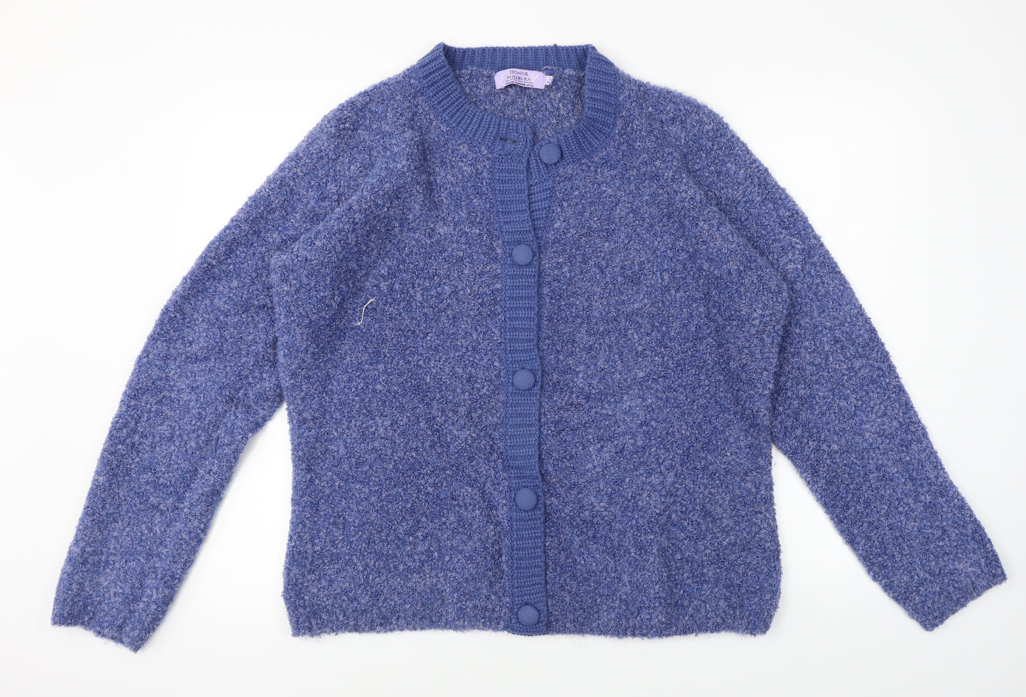 HONOUR MILLBURN   Womens Blue   Cardigan Jumper Size L