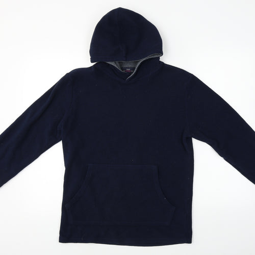 Easy  Mens Blue   Pullover Hoodie Size S