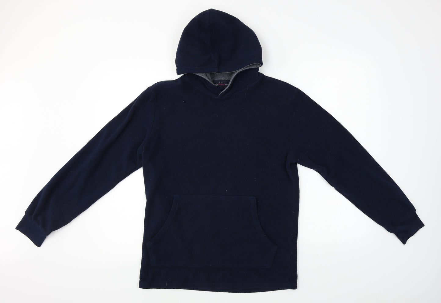 Easy  Mens Blue   Pullover Hoodie Size S