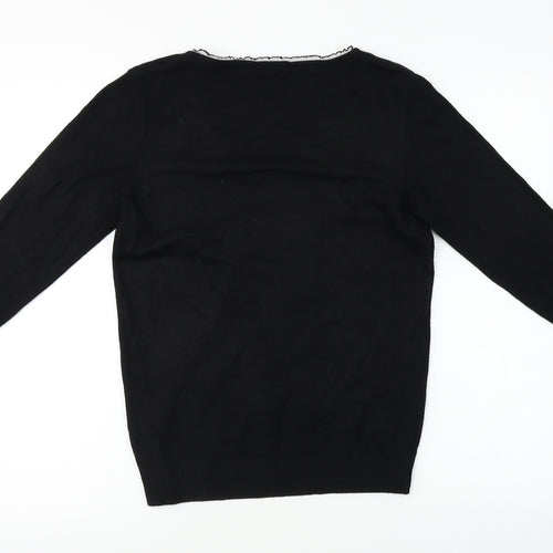 Per Una  Womens Black   Pullover Jumper Size 12