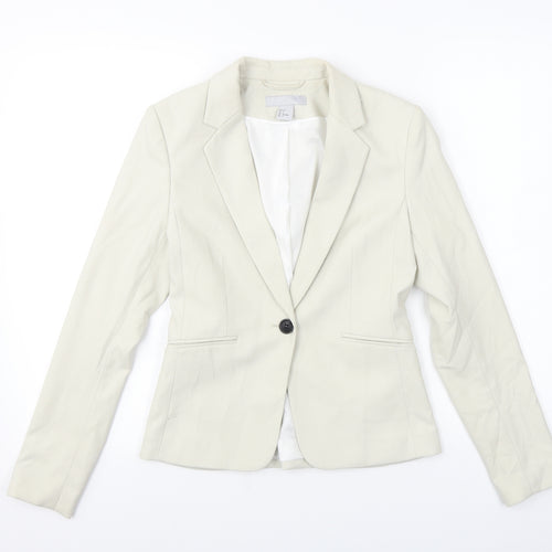 H&M  Womens Beige   Jacket Coat Size 4