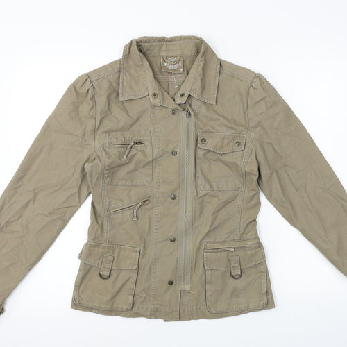 k.o.m.b.i Womens Brown   Jacket Coat Size 8