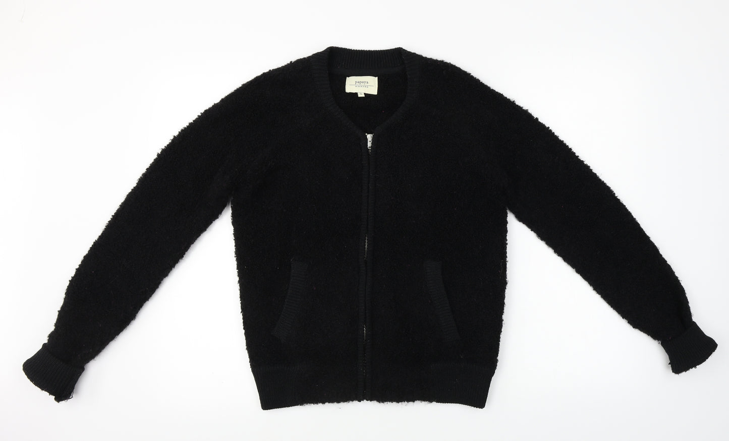 Papaya  Womens Black   Jacket Coat Size S