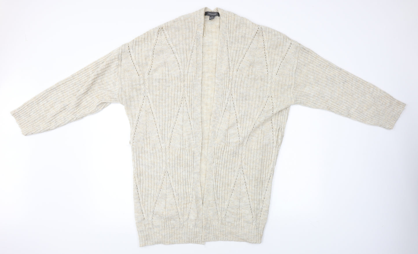 Primark Womens Beige   Cardigan Jumper Size XS