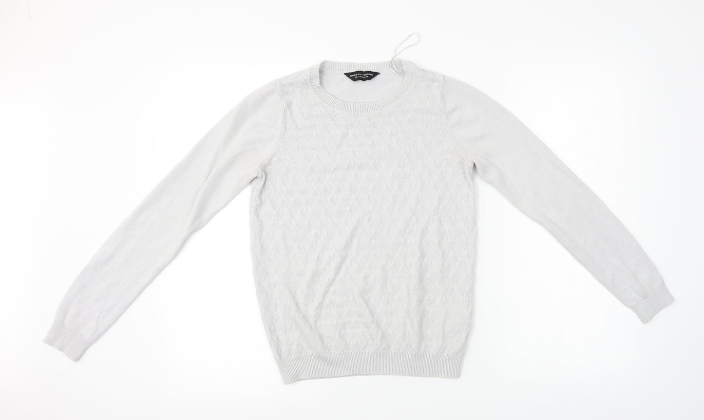Dorothy Perkins  Womens Grey   Pullover Jumper Size 8