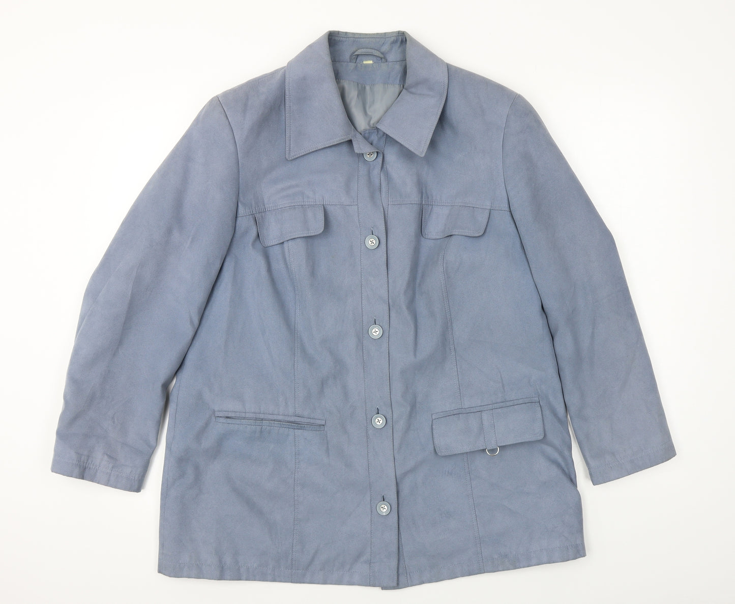 Preworn  Womens Blue   Jacket Coat Size 22