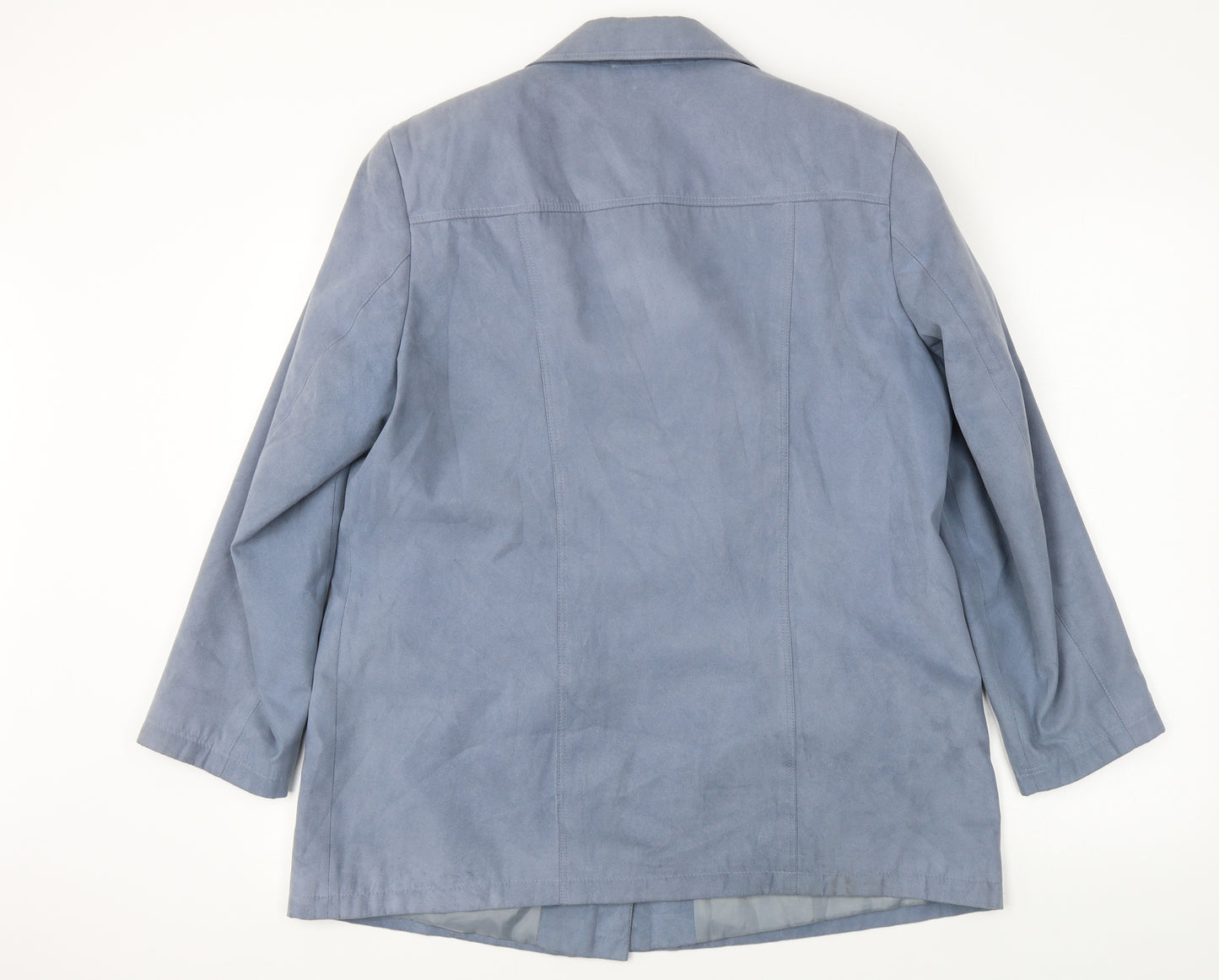 Preworn  Womens Blue   Jacket Coat Size 22