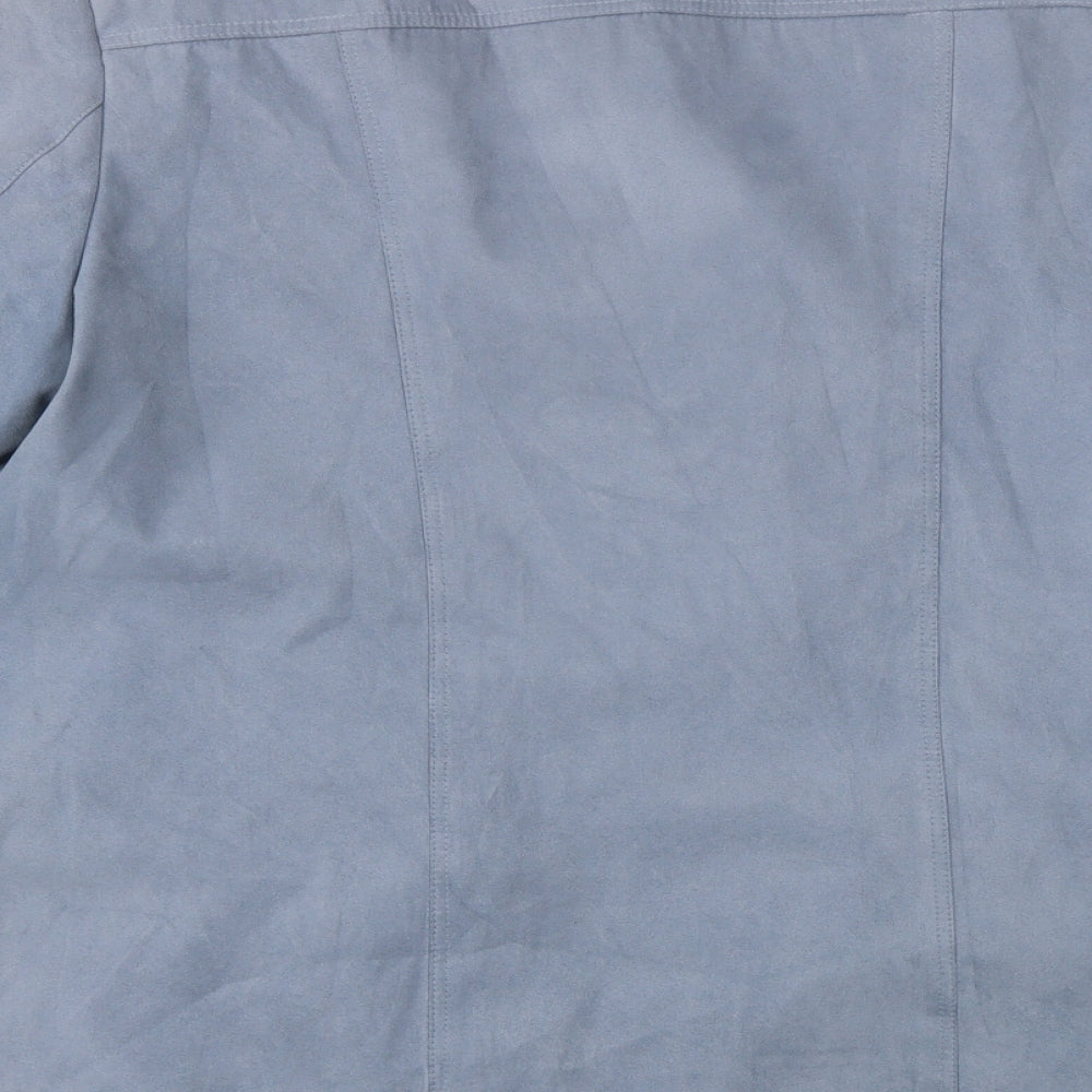 Preworn  Womens Blue   Jacket Coat Size 22