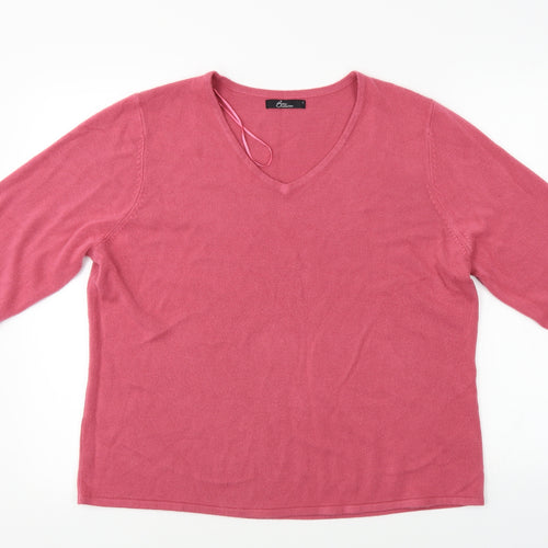 BM  Womens Pink   Pullover Jumper Size L