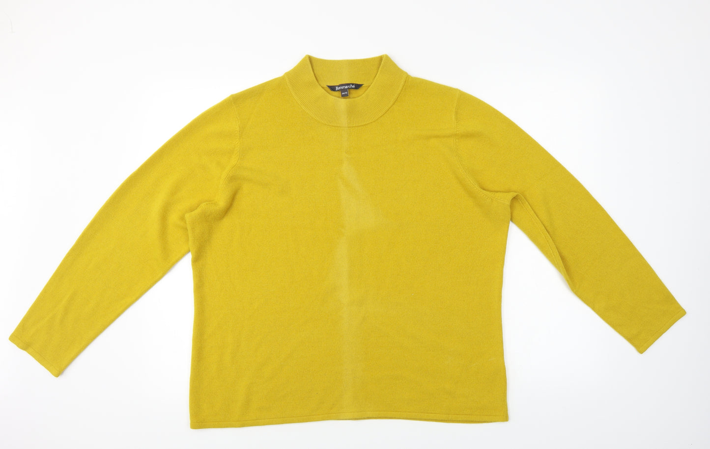 Bonmarché  Womens Yellow   Pullover Jumper Size 20