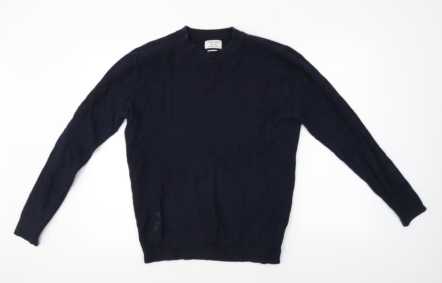 Fisk of Oslo  Mens Blue   Pullover Jumper Size M