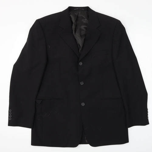 mix+match  Mens Black   Jacket Blazer Size 40