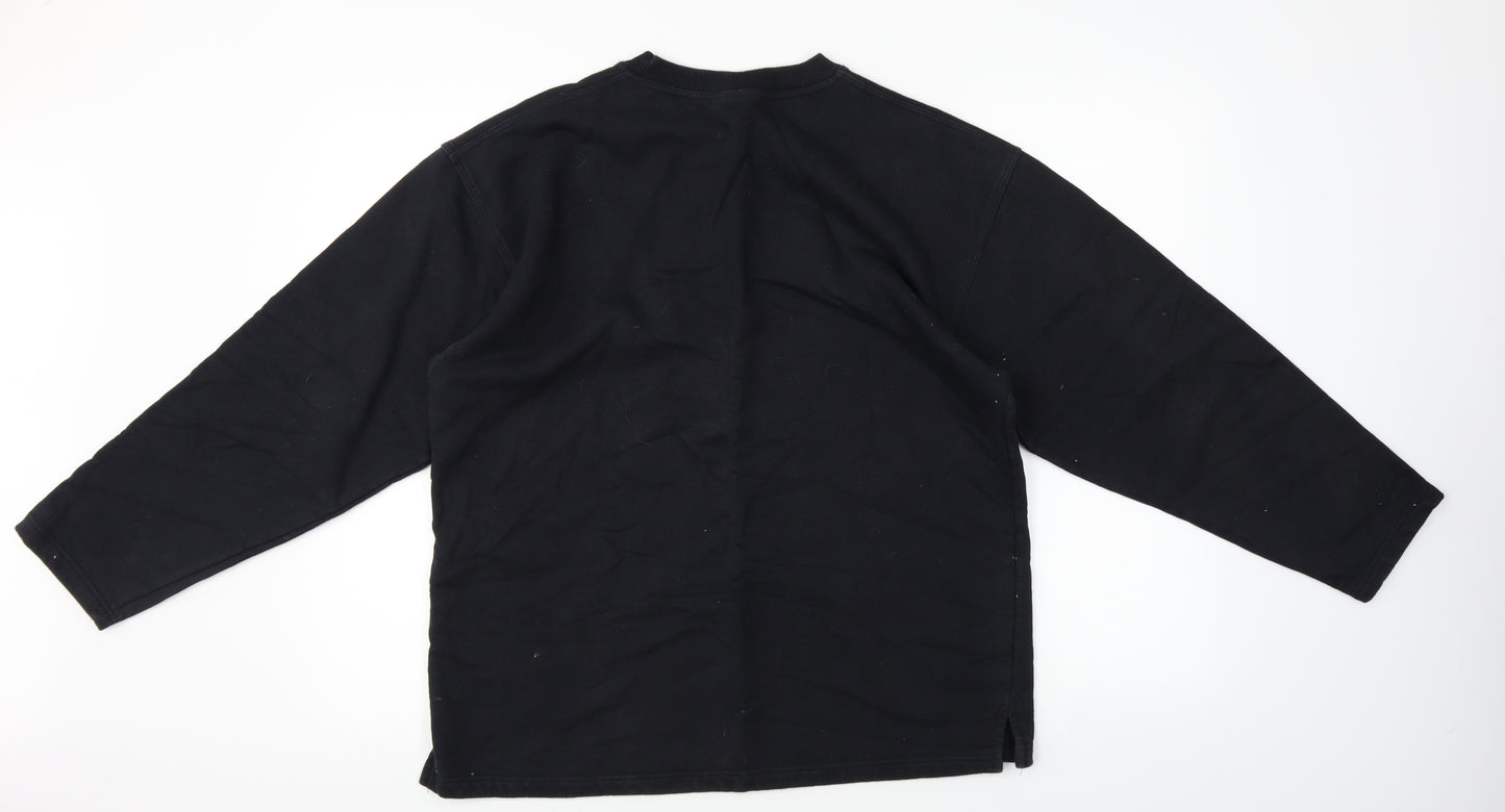 Harlequin  Womens Black   Pullover Jumper Size L