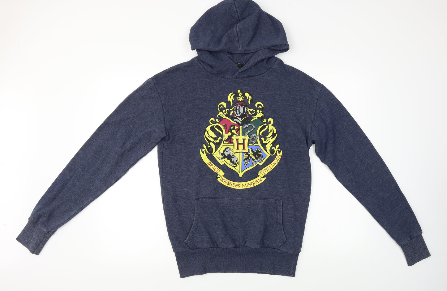 Harry Potter  Mens Blue   Pullover Hoodie Size S