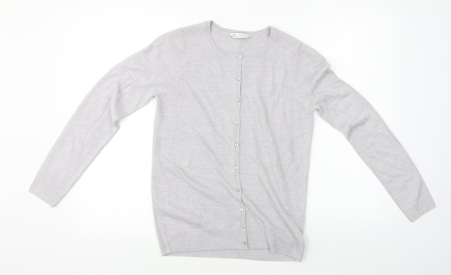 love knitwear   Womens Grey   Cardigan Jumper Size 8