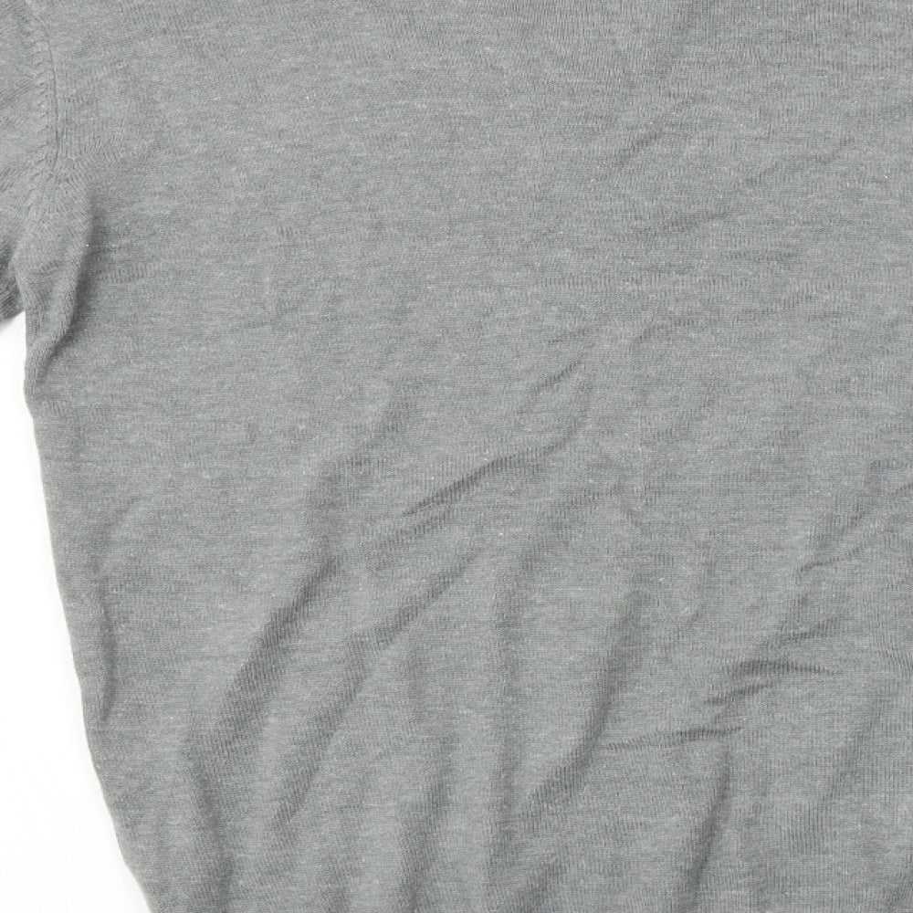 s&j  Mens Grey   Pullover Jumper Size S
