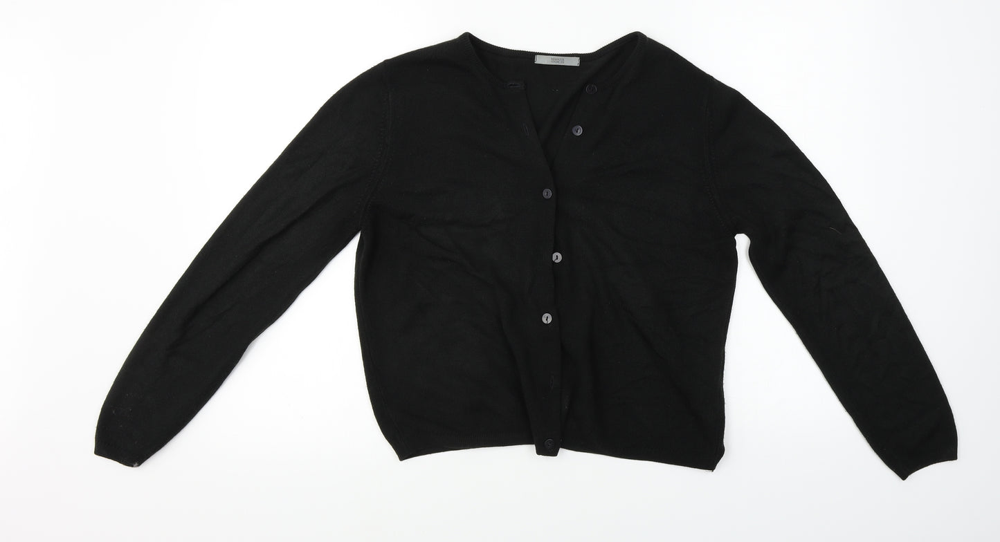Marks and Spencer Womens Black   Cardigan Jumper Size 14
