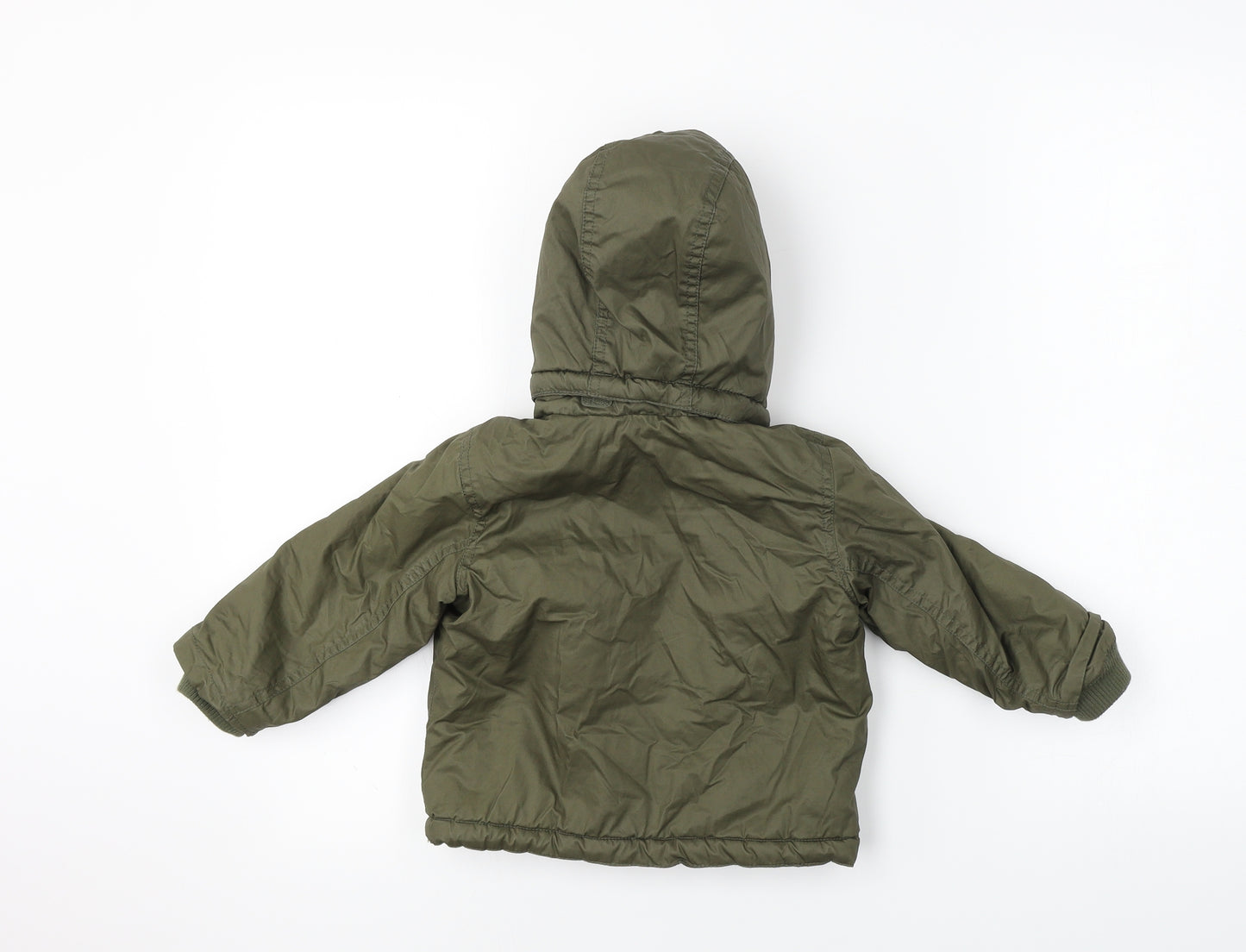 H&M  Boys Green   Jacket Coat Size 12-18 Months