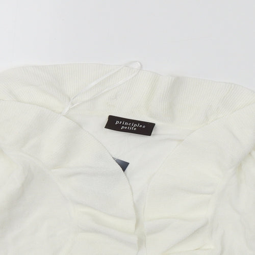 Principles  Womens White   Cardigan Jumper Size S