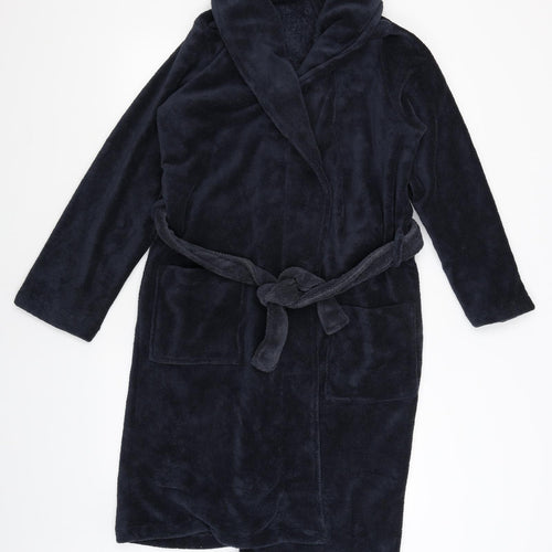 Matalan Mens Blue Solid   Robe Size S