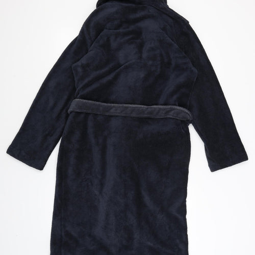 Matalan Mens Blue Solid   Robe Size S