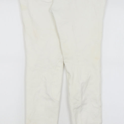 Saddlehuggers Womens White   Capri Trousers Size 32 in L28 in - Jodpurs
