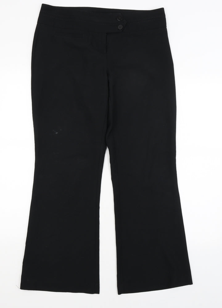 Dorothy Perkins Womens Black   Dress Pants Trousers Size 12 L28.5 in