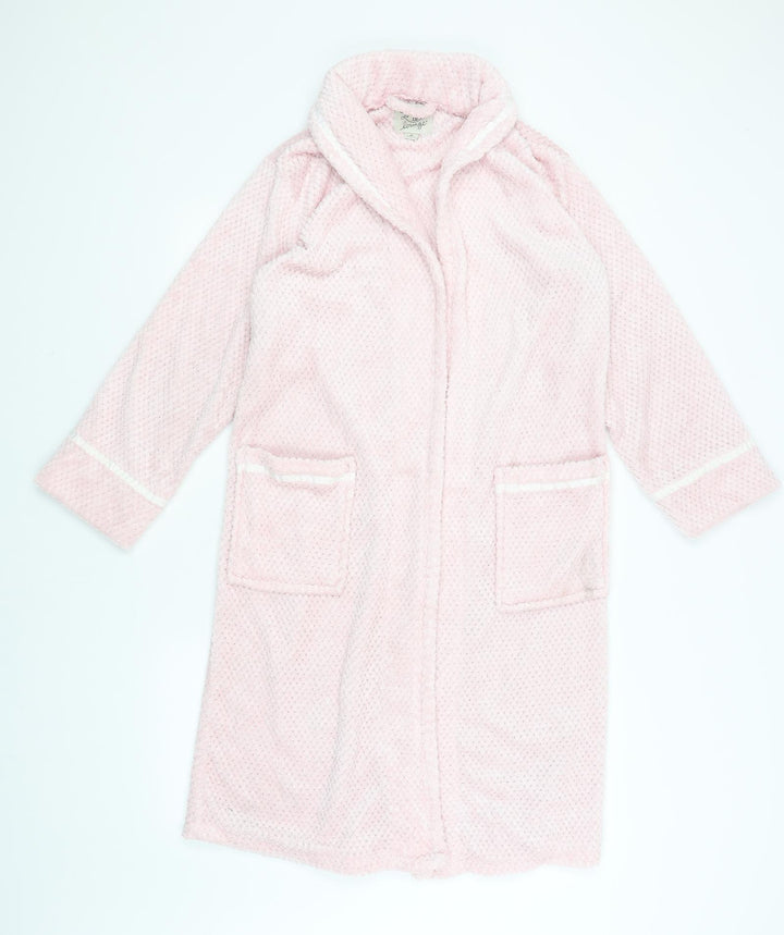 Love to Lounge Womens Pink Solid  Kimono Robe Size XS