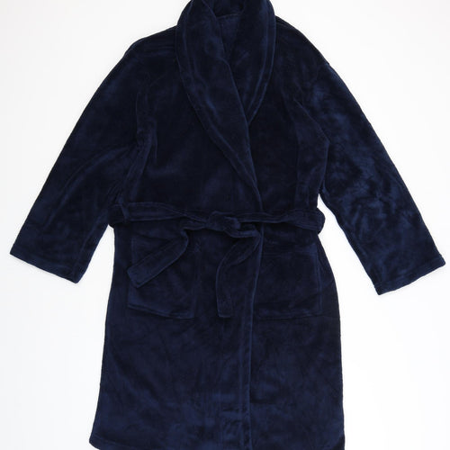 BHS Mens Blue Solid   Robe Size S
