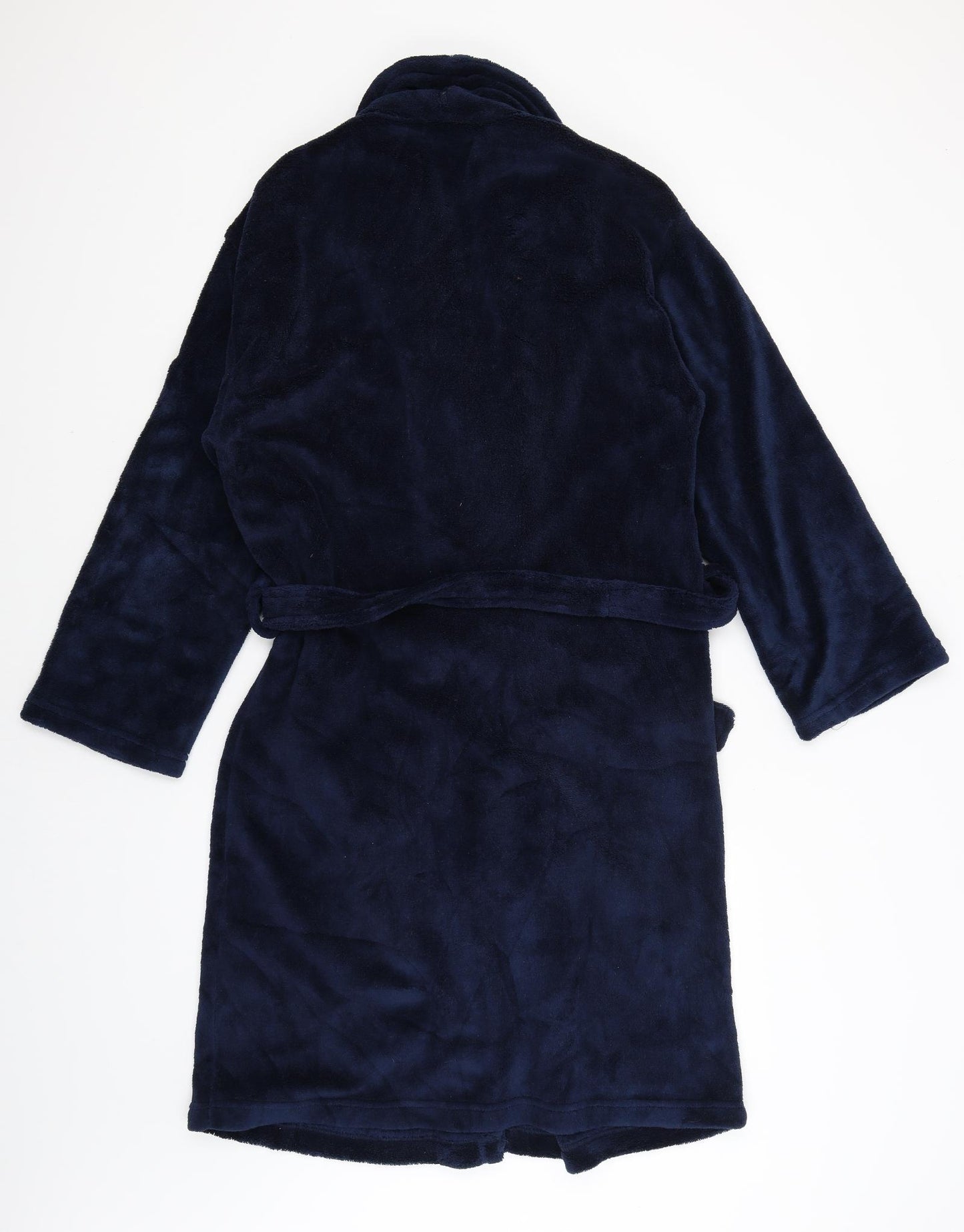 BHS Mens Blue Solid   Robe Size S