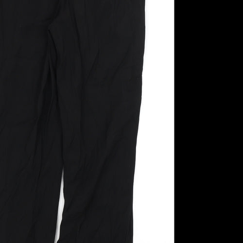 H&M Womens Black   Capri Trousers Size 10 L25 in