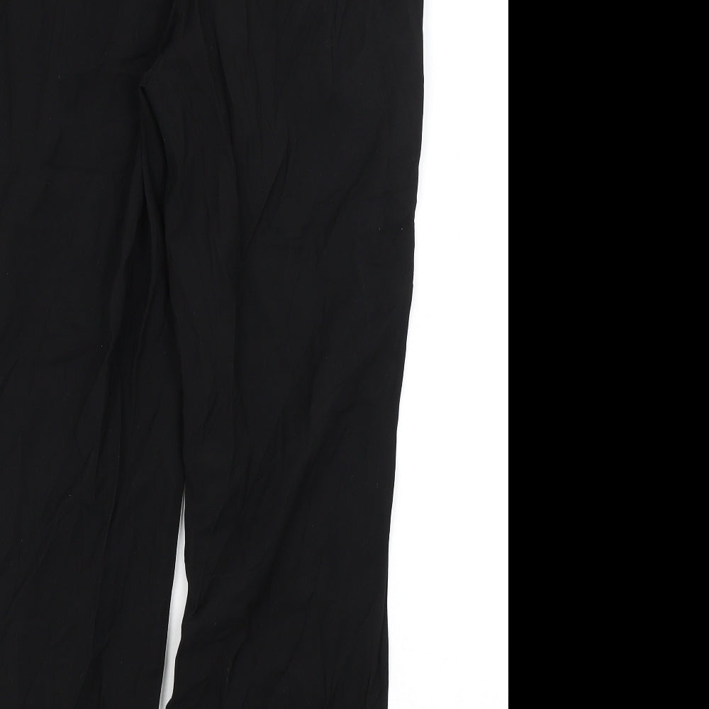 H&M Womens Black   Capri Trousers Size 10 L25 in