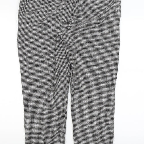 H&M Womens Grey   Trousers  Size 14 L25.5 in