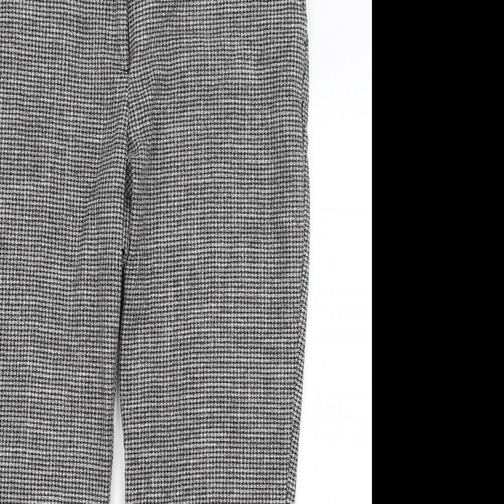 H&M Womens Grey   Trousers  Size 14 L25.5 in