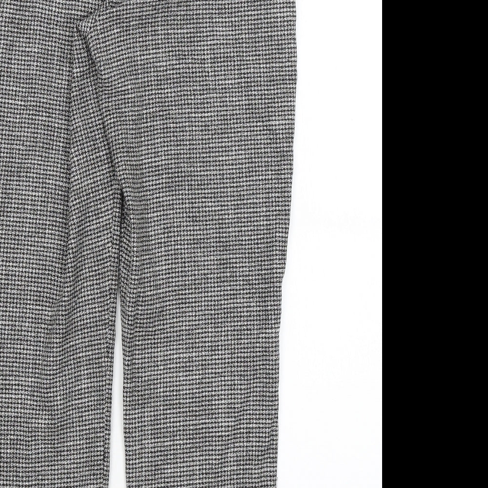 H&M Womens Grey   Trousers  Size 14 L25.5 in